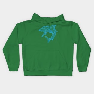 Shark_bites Kids Hoodie